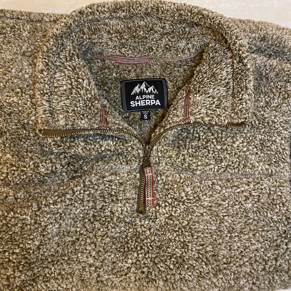 3/4 Zip Alpine Sherpa Fleece Pullover - Picture 6 of 6